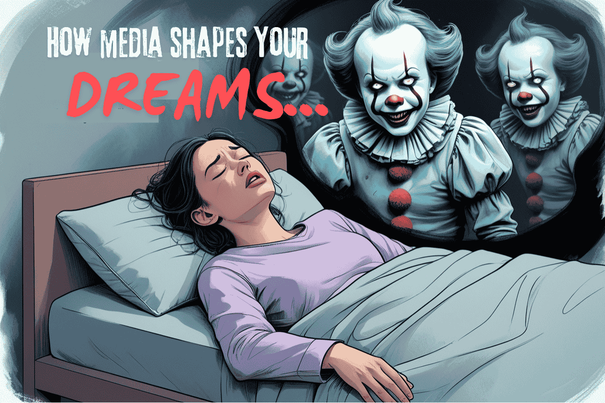 a girl having nightmares